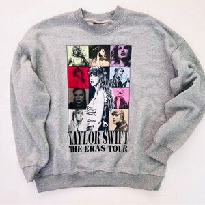 Taylor Swift | The Eras Tour II Gray Crewneck - NWT - Size Adult Large